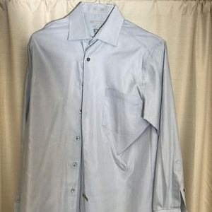 Van Heusen Dress Shirt White/Blue